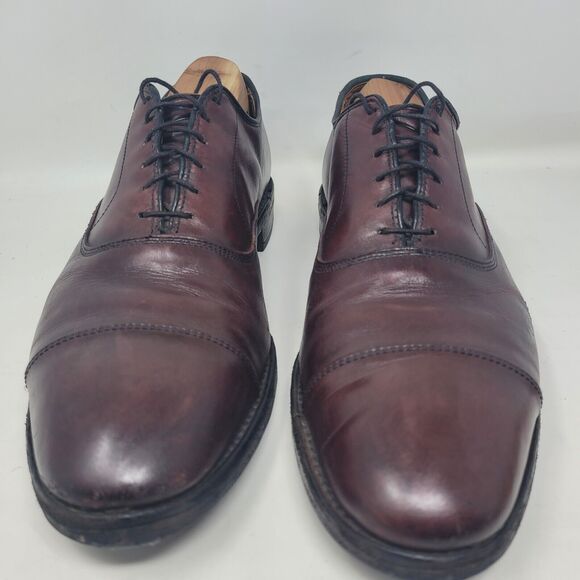 Allen Edmonds 5875 Park Avenue Merlot Burnished Calf Shoe Men\'s 13 A Vintage Cap main image 4